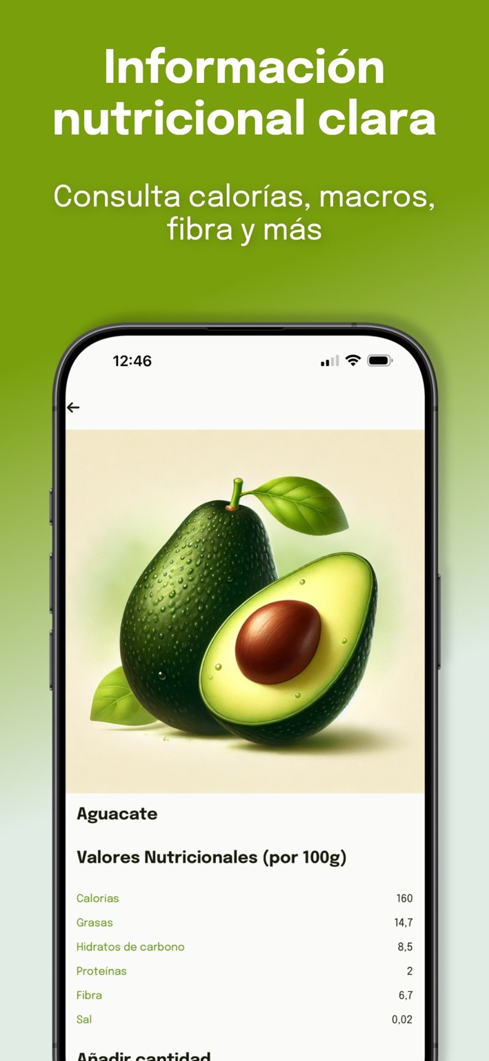 Kalories — Resumen de ingesta